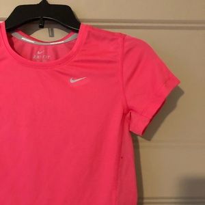 Pink Nike workout top